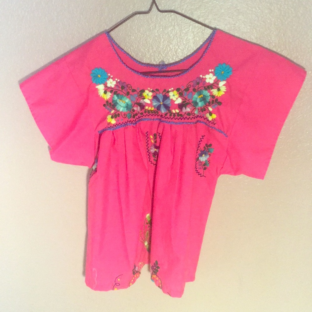 Traditional Mexican Embroidered Shirt